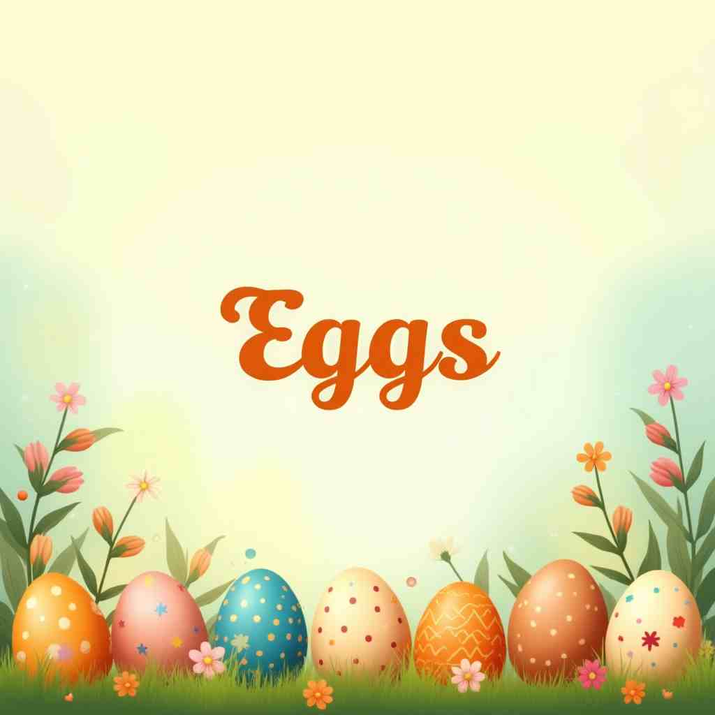 Eggs vector graphics